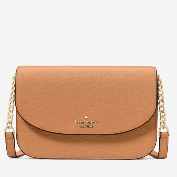 Kate Spade Kristi Flap Crossbody Refined Grain Leather -...